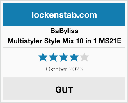 BaByliss Multistyler Style Mix 10 in 1 MS21E Test