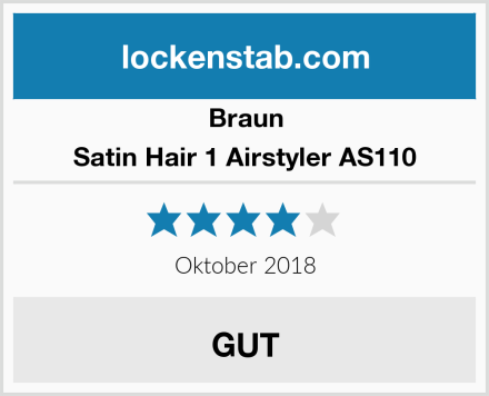 Braun Satin Hair 1 Airstyler AS110 Test