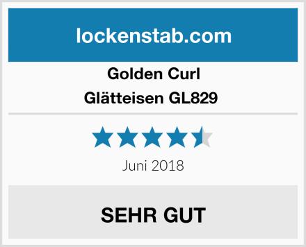 Golden Curl Glätteisen GL829  Test