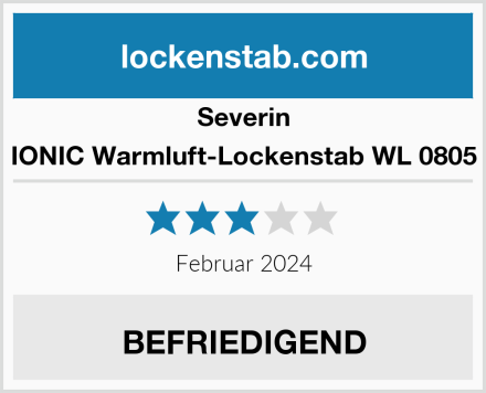 Severin IONIC Warmluft-Lockenstab WL 0805 Test