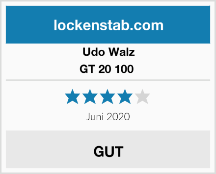 Udo Walz GT 20 100  Test