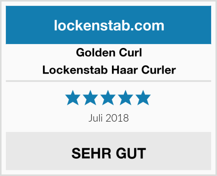 Golden Curl Lockenstab Haar Curler Test