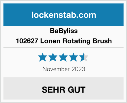 BaByliss 102627 Lonen Rotating Brush Test