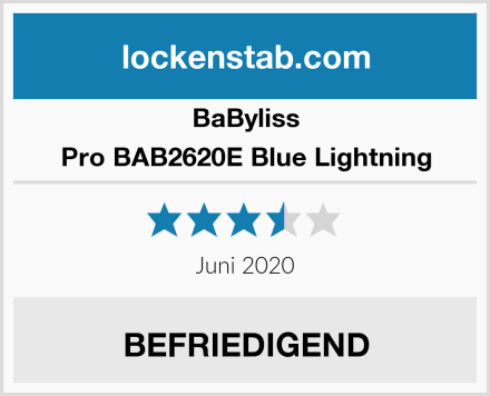 BaByliss Pro BAB2620E Blue Lightning Test