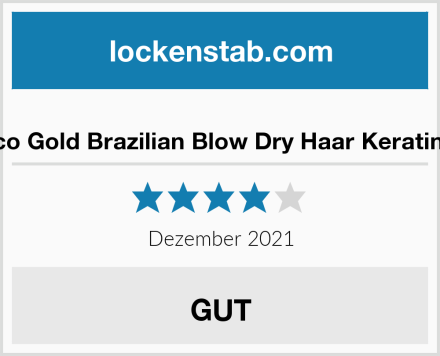  cocochoco Gold Brazilian Blow Dry Haar Keratin Glättung Test
